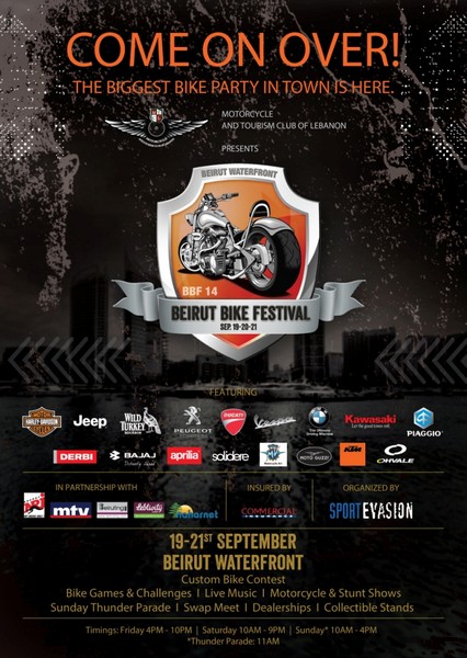 Beirut Bike Festival roars into Beirut Waterfront for three fun filled days.